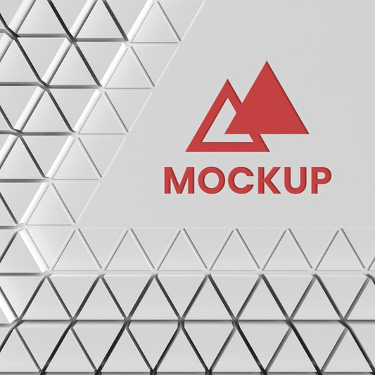 Free Triangular 3D Background Psd