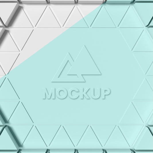 Free Triangular 3D Background Psd