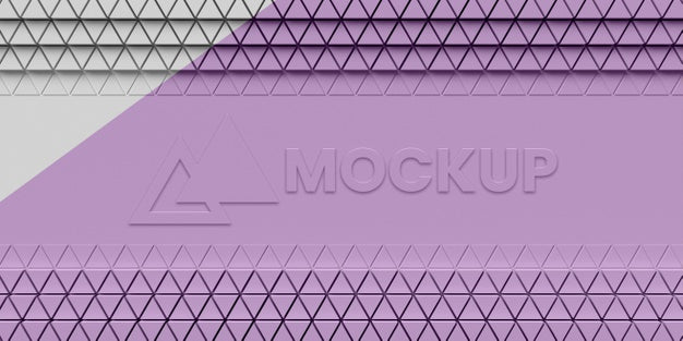 Free Triangular 3D Background Psd