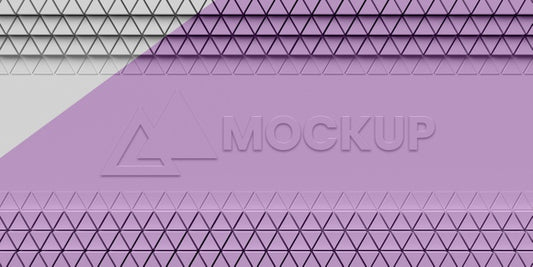 Free Triangular 3D Background Psd