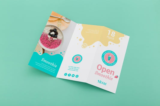 Free Trifold Brochure Concept Mock-Up Psd