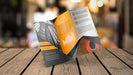 Free Trifold Brochure Mockup On Tabletop Psd