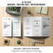 Free Trifold Brochure Or Invitation Mockup Still Life Concept Psd