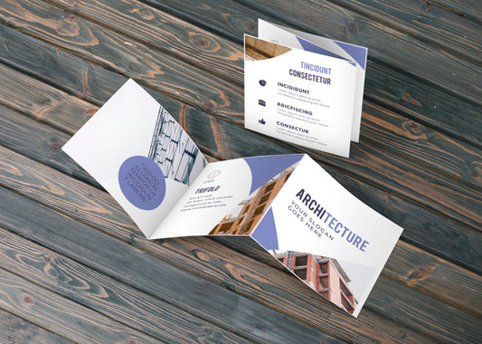 Free Trifold Business Brochure Mockup Psd