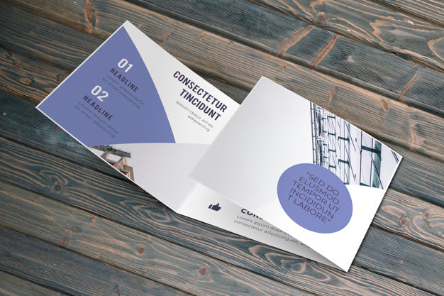 Free Trifold Business Brochure Mockup Psd