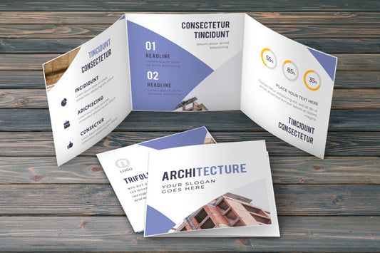 Free Trifold Business Brochure Mockup Psd