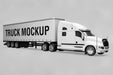 Free Truck Mockup Psd