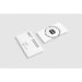Free Two Business Card On White Background Mock Up Psd