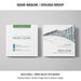 Free Two Square Magazine Or Catalogue Mockups Psd