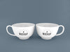 Free Two White Mugs Mockup Psd