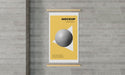 Free Urban Poster Grey Concrete Mock Up Psd