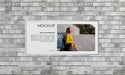 Free Urban Poster Grey Concrete Mock Up Psd
