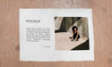 Free Urban Poster Grey Concrete Mock Up Psd