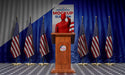 Free Us Elections Concept Mock-Up Psd