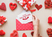 Free Valentine Card Mockup With Composition Of Objects Psd