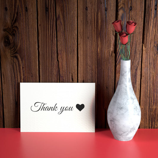Free Valentine'S Day Card Mockup With Vase Psd