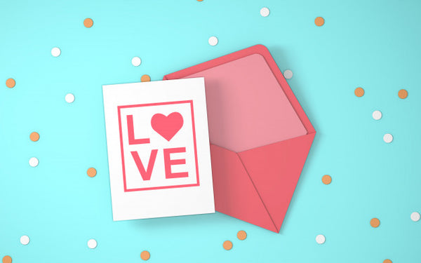 Free Valentine'S Day Envelope Invitation Psd