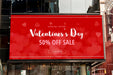Free Valentine'S Day Offer With Mock-Up Psd