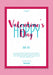 Free Valentines Day Poster Mockup Psd