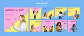 Free Valentine'S Day Social Media Post Template Psd