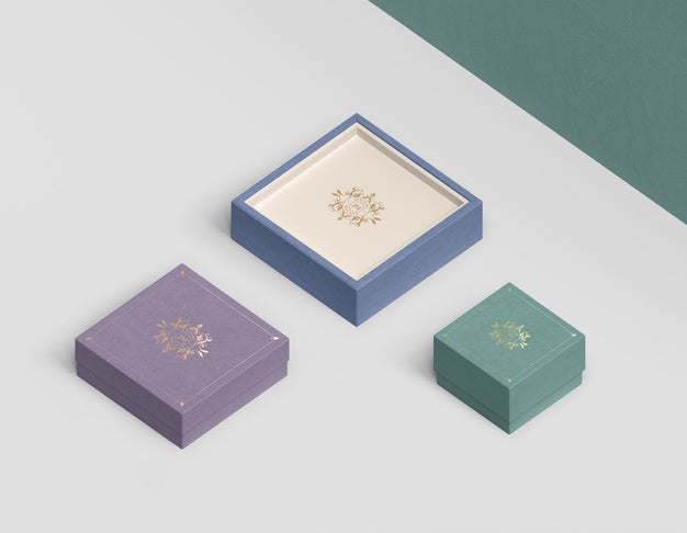 Free Variety Of Sizes And Colours For Jewellery Boxes Psd – DreamBundles