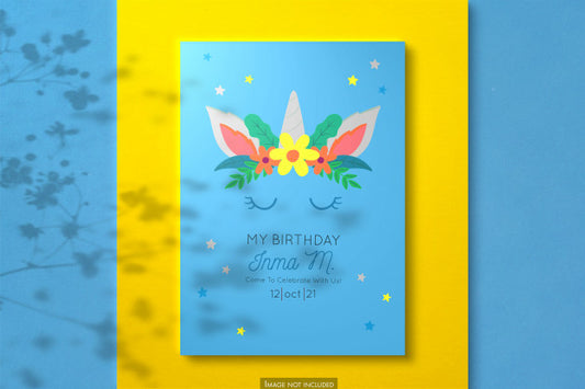 Free Vertical Card Mockup Psd