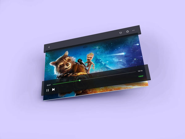 Free Video Player Mockup