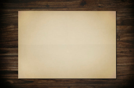 Free Vintage Paper Mockup Illustration Psd