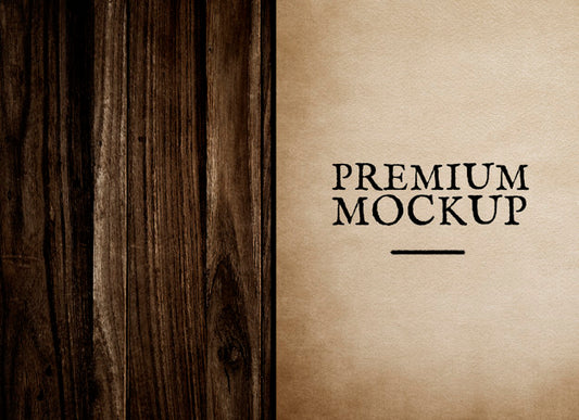 Free Vintage Paper Mockup Illustration Psd