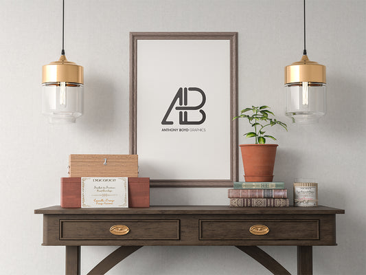 Free Vintage Poster Mockup