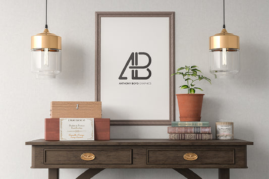 Free Vintage Poster Mockup