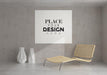 Free Wall Art Or Picture Frame In Living Room Mockup Psd