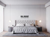 Free Wall Mockup In Bedroom Interior Psd