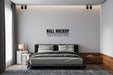 Free Wall Mockup In Bedroom Interior Psd