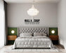 Free Wall Mockup In Bedroom Interior Psd