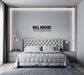 Free Wall Mockup In Bedroom Interior Psd