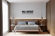 Free Wall Mockup In Bedroom Interior Psd