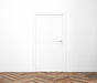 Free Wall With Blank Door Mockup Psd