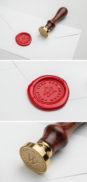 Free Wax Seal Stamp Psd Mockup