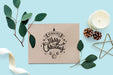 Free We Wish You A Merry Christmas Card Mockup Psd