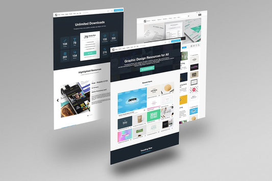 Free Website Mockup Pack
