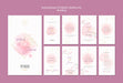 Free Wedding Instagram Stories Template Mock-Up Psd