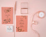 Free Wedding Invitation With Ribbon Psd