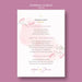 Free Wedding Menu Poster Mock-Up Psd
