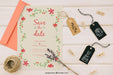 Free Wedding Mock Up With Invitation And Complements Psd