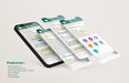 Free Whatsapp Interface Template On Mobile Phone And Ui Ux App Presentation Mockup Psd