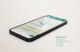 Free Whatsapp Interface Template On Mobile Phone Mockup Psd