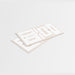 Free White Business Card Mock Up With Golden Details Psd