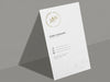 Free White Business Card Psd