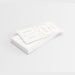 Free White Business Card With Golden Elements Design Psd